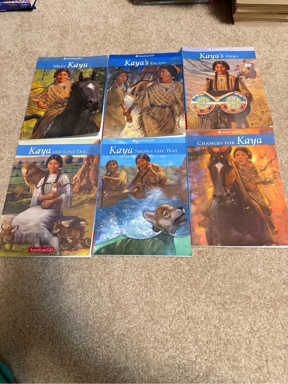 Lot of 6 paperback historical fiction from American Girl Kaya complete set 1-6